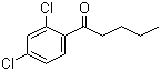 CAS 登录号：61023-66-3, 2',4'-二氯苯戊酮