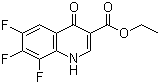 CAS 登录号：79660-46-1, 6,7,8-三氟-1,4-二氢-4-氧代喹啉-3-甲酸乙酯